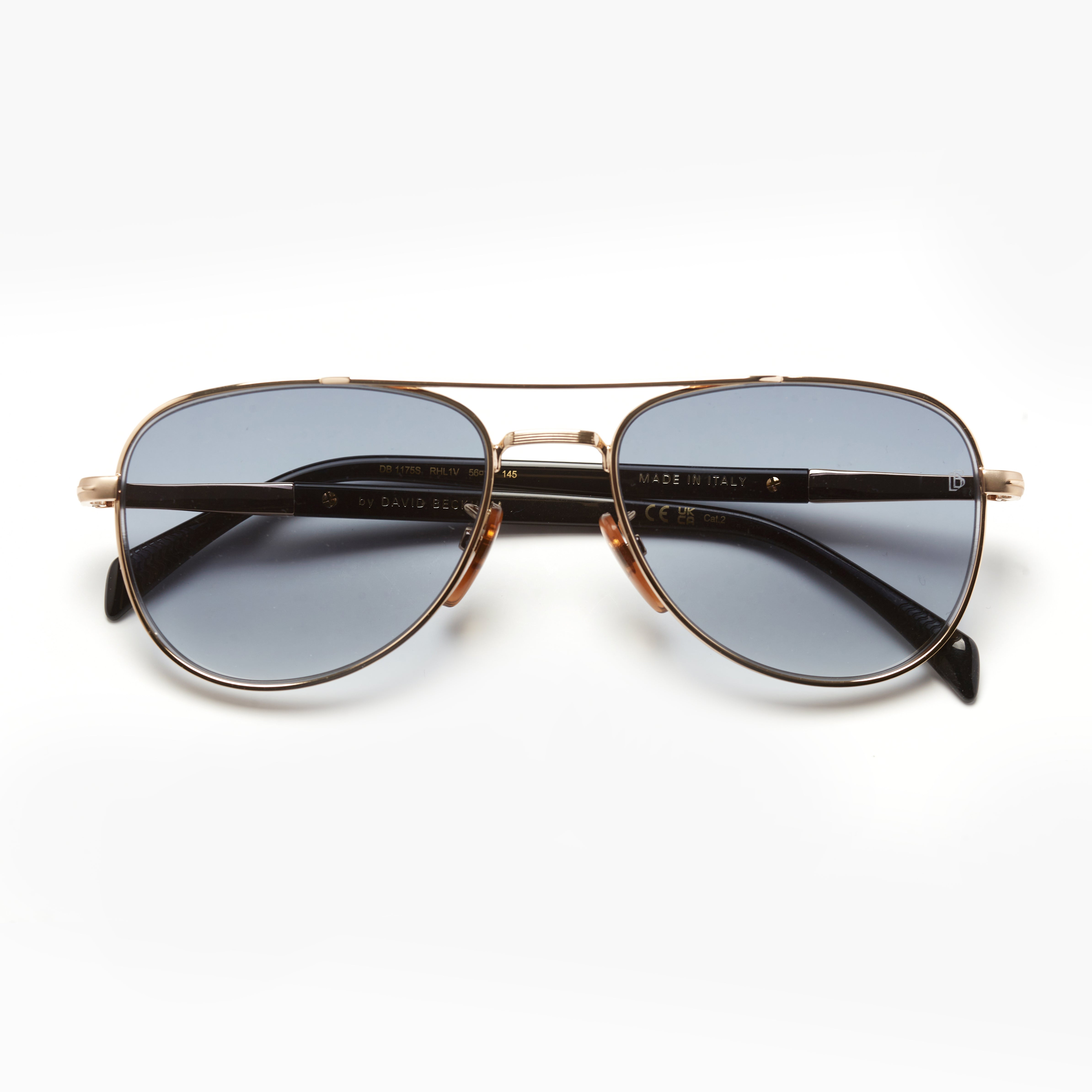 David Beckham 1175/S – Or Métal & Acétate (Homme)